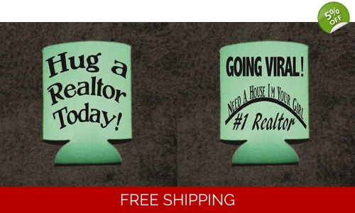 Real Estate Beer Koozie